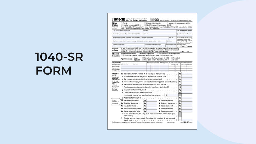 Federal Form 1040-SR