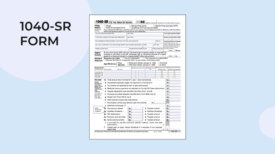 Free 1040-SR Tax Form